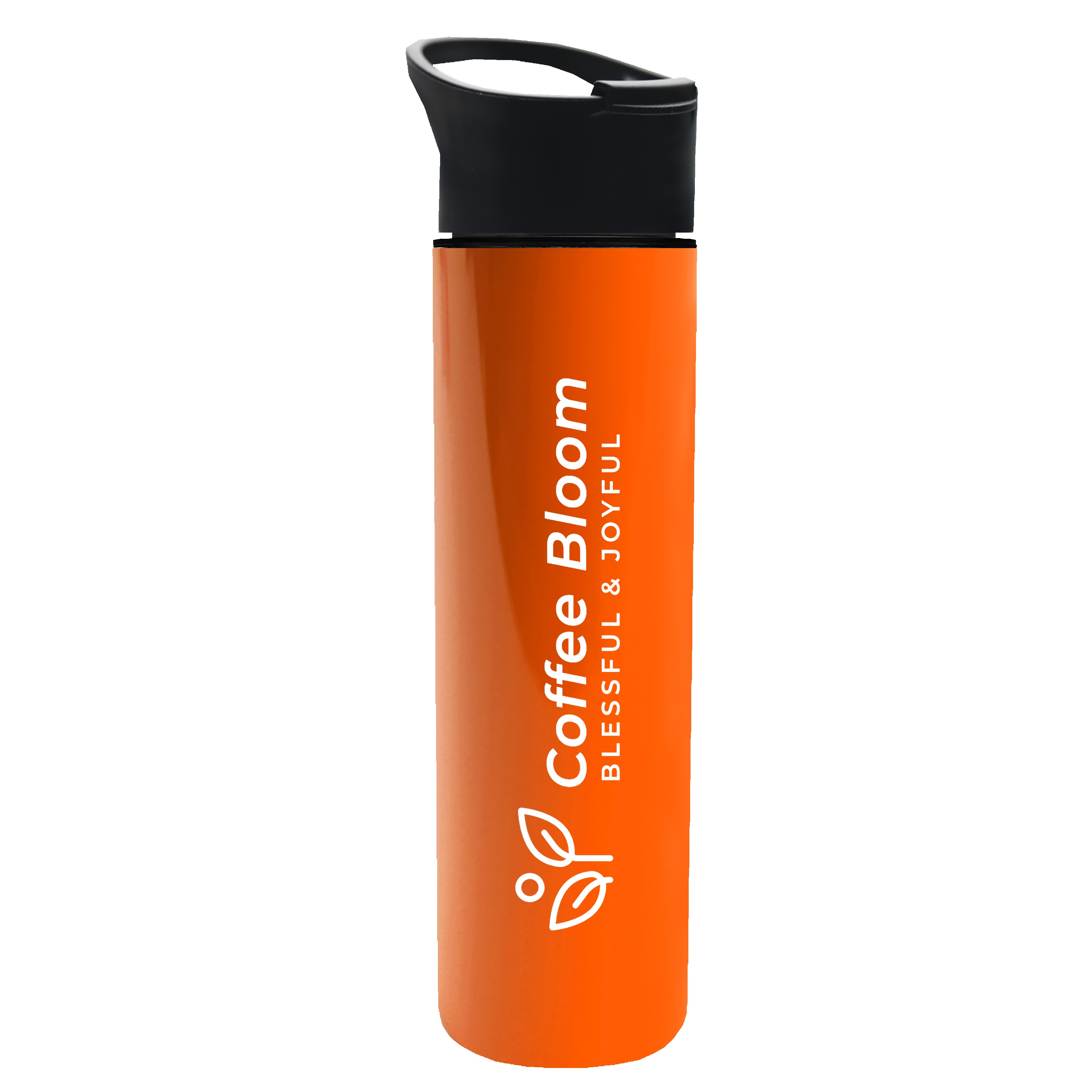 Garyline® Slim Double-Wall Insulated Bottle with Pop-Up Lid - 16 oz. 2