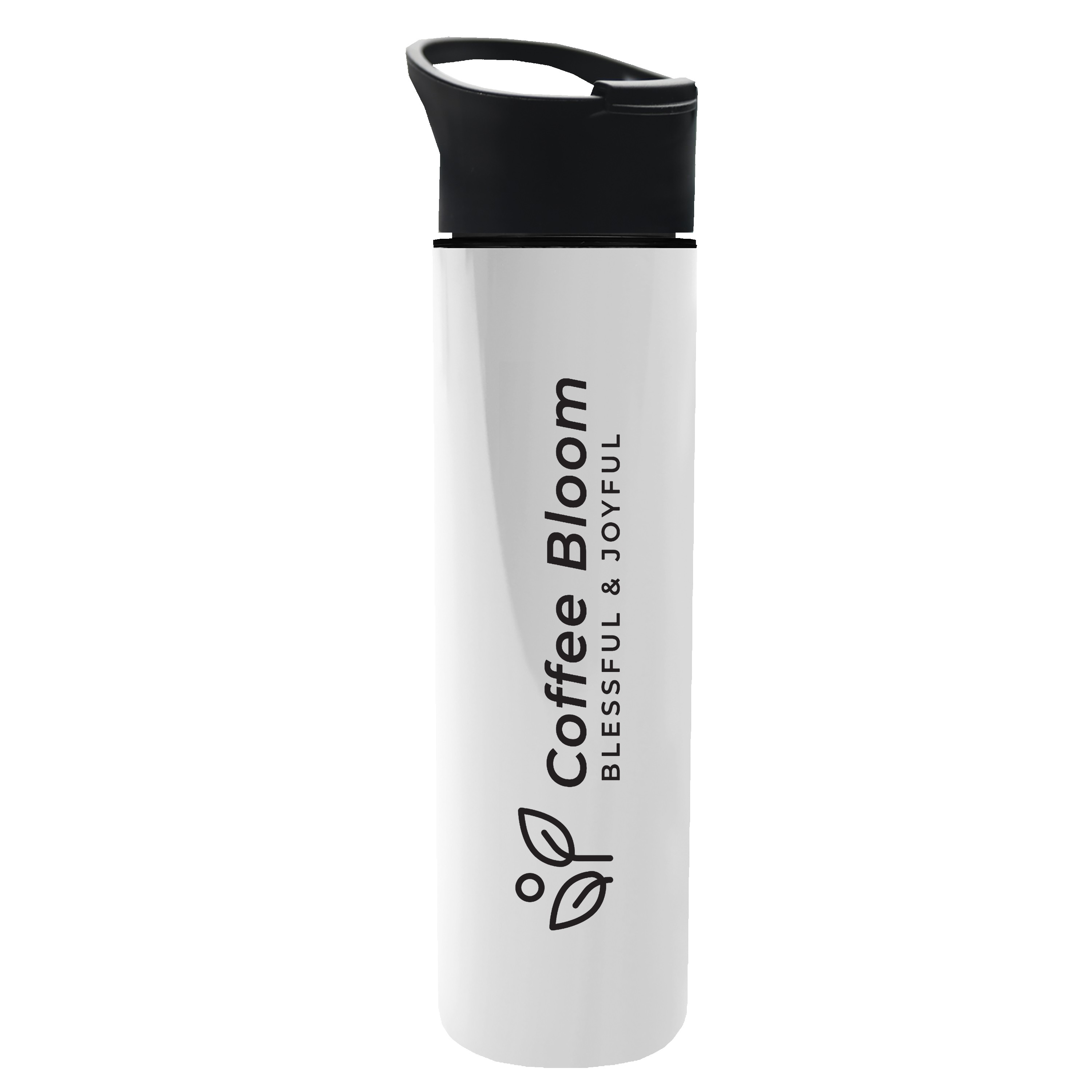 Garyline® Slim Double-Wall Insulated Bottle with Pop-Up Lid - 16 oz. 2
