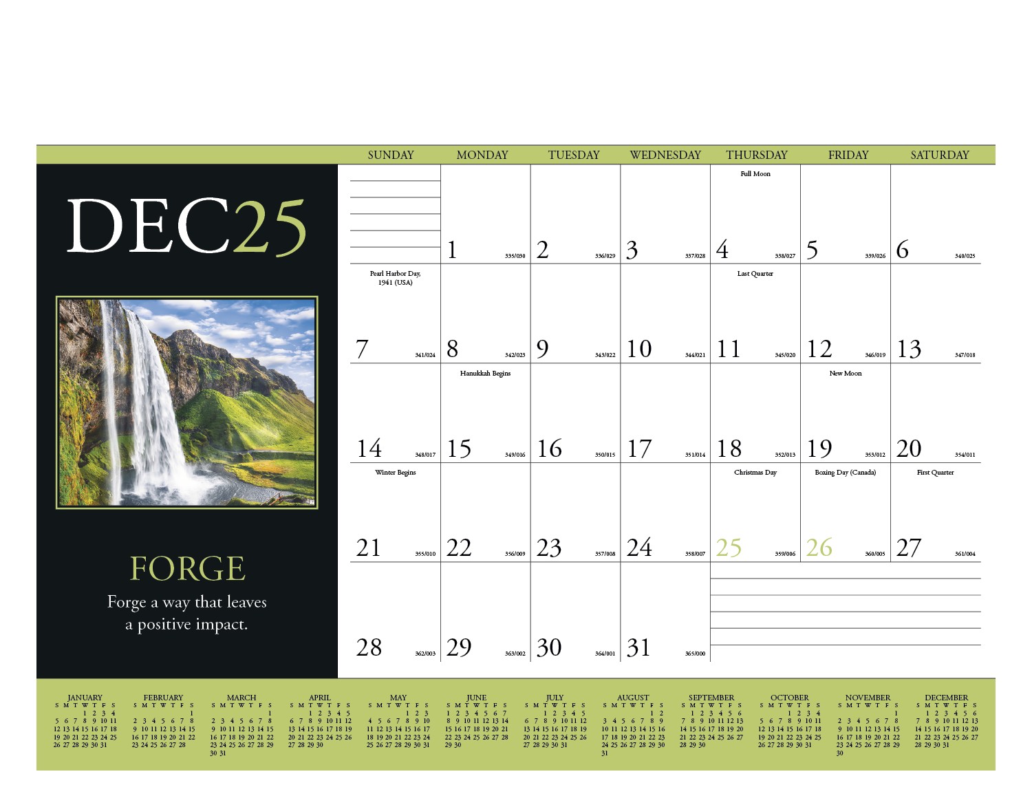 Triumph® Calendars Motivations Desk Pad 2