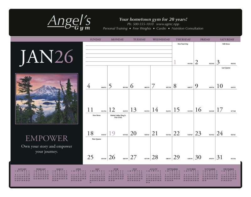 Triumph® Calendars Motivations Desk Pad 2 Triumph® Calendars Motivations Desk Pad 2