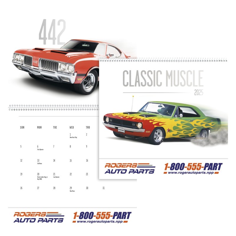 Triumph® Calendars Classic Muscle Cars Calendar 2 Triumph® Calendars Classic Muscle Cars Calendar 2