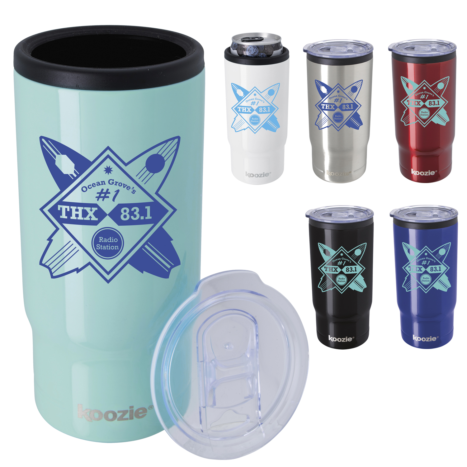 Koozie® Slim Triple Vacuum Tumbler - 15 oz. 2