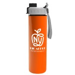 Garyline® Slim Double-Wall Insulated Bottle with Quick-Snap Lid - 16 oz. - IB16Q_orange_bottle_graywithblack_lid_1c.png Garyline® Slim Double-Wall Insulated Bottle with Quick-Snap Lid - 16 oz. - IB16Q_orange_bottle_graywithblack_lid_1c.png