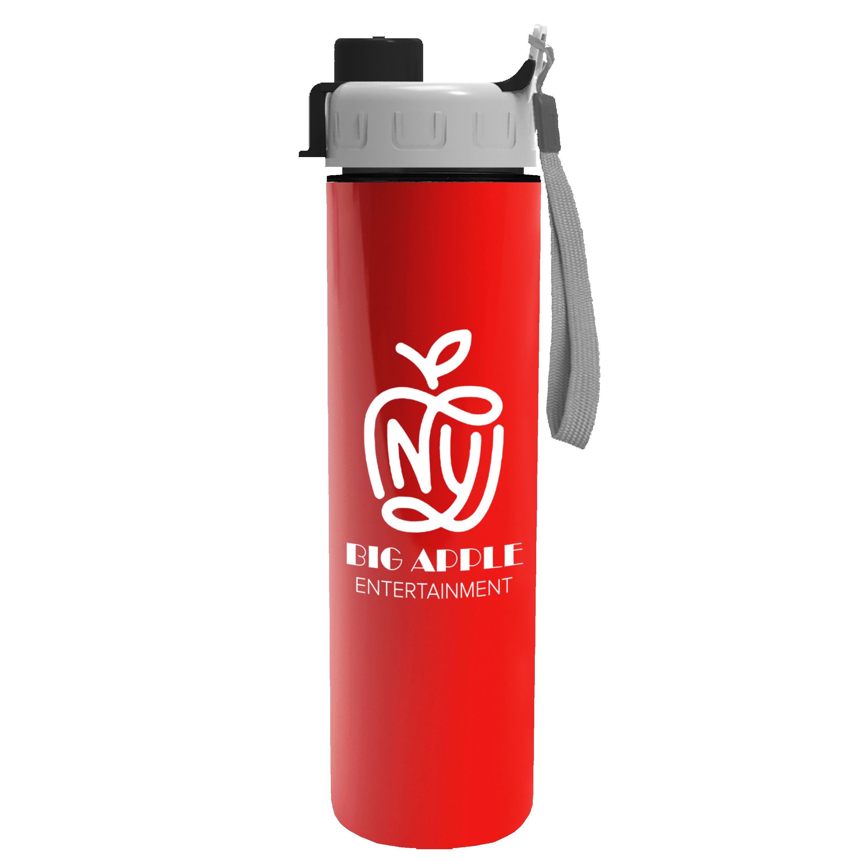 Garyline® Slim Double-Wall Insulated Bottle with Quick-Snap Lid - 16 oz. 2