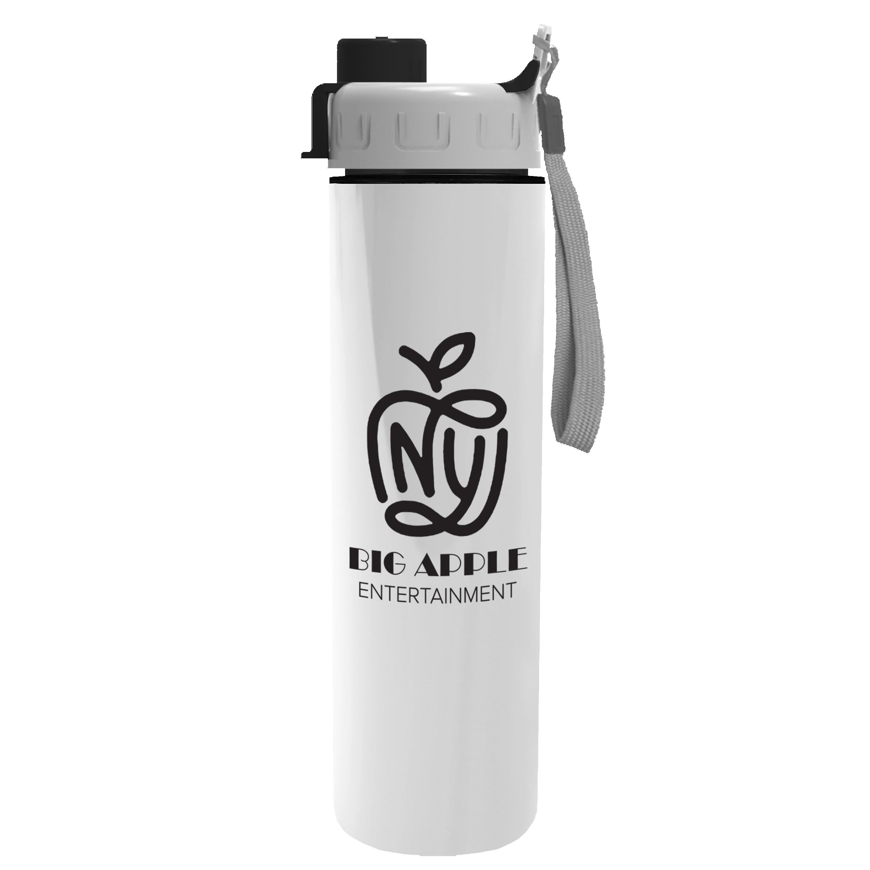 Garyline® Slim Double-Wall Insulated Bottle with Quick-Snap Lid - 16 oz. 2