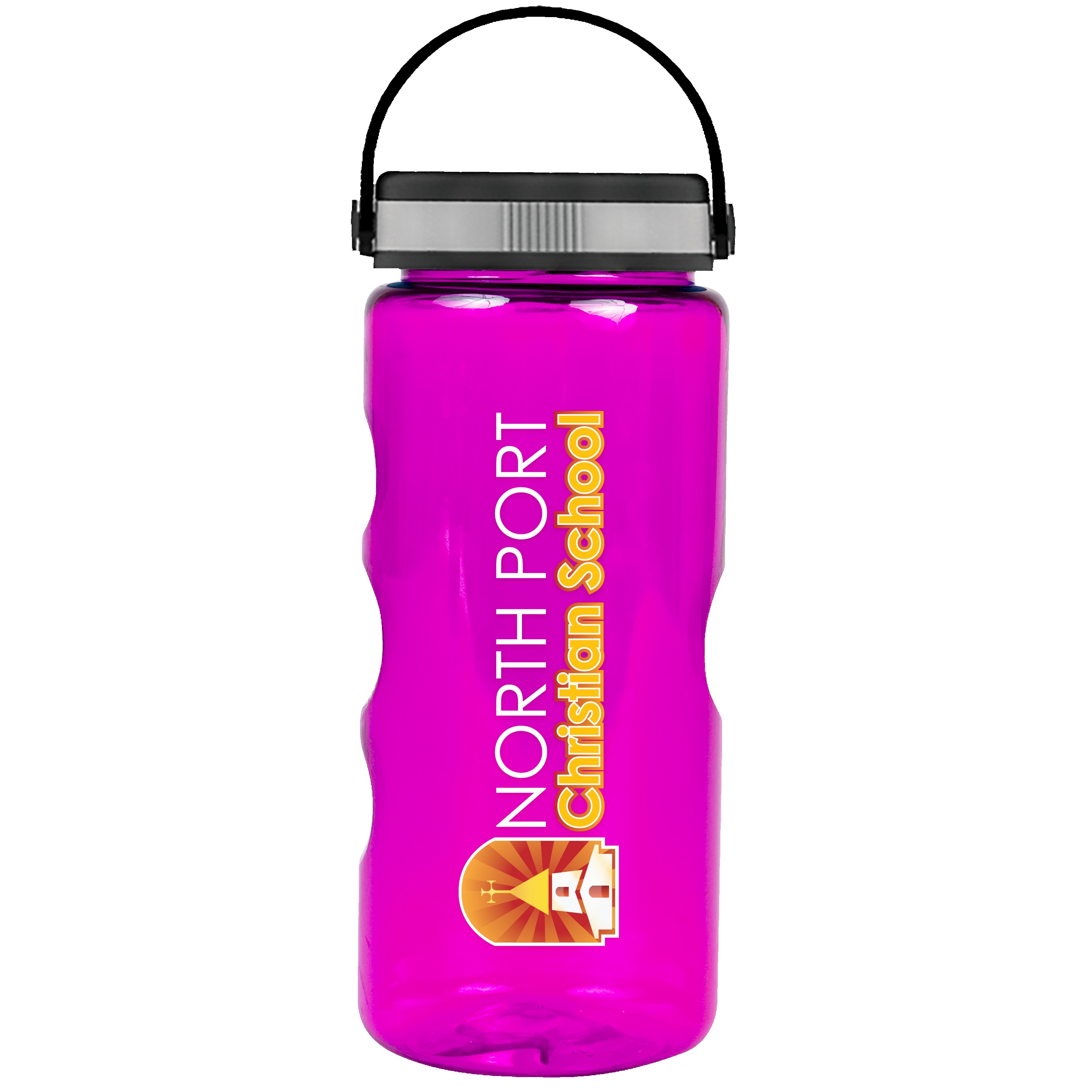 Garyline® Mini Mountain Tritan® Bottle with Grip Lid - 22 oz. 2