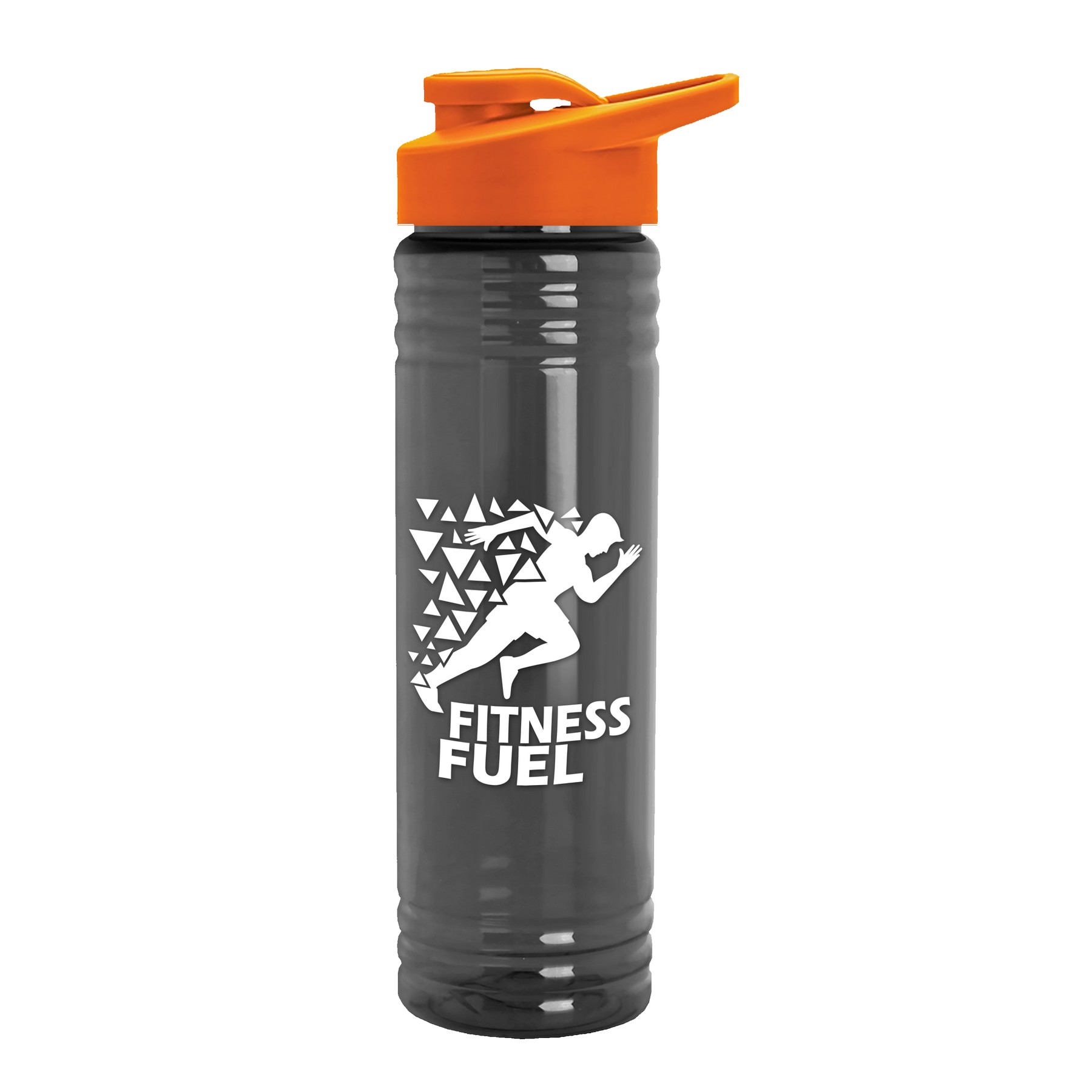 Garyline® Slim Fit RPET Bottle with Drink-Thru Lid - 24 oz. 2