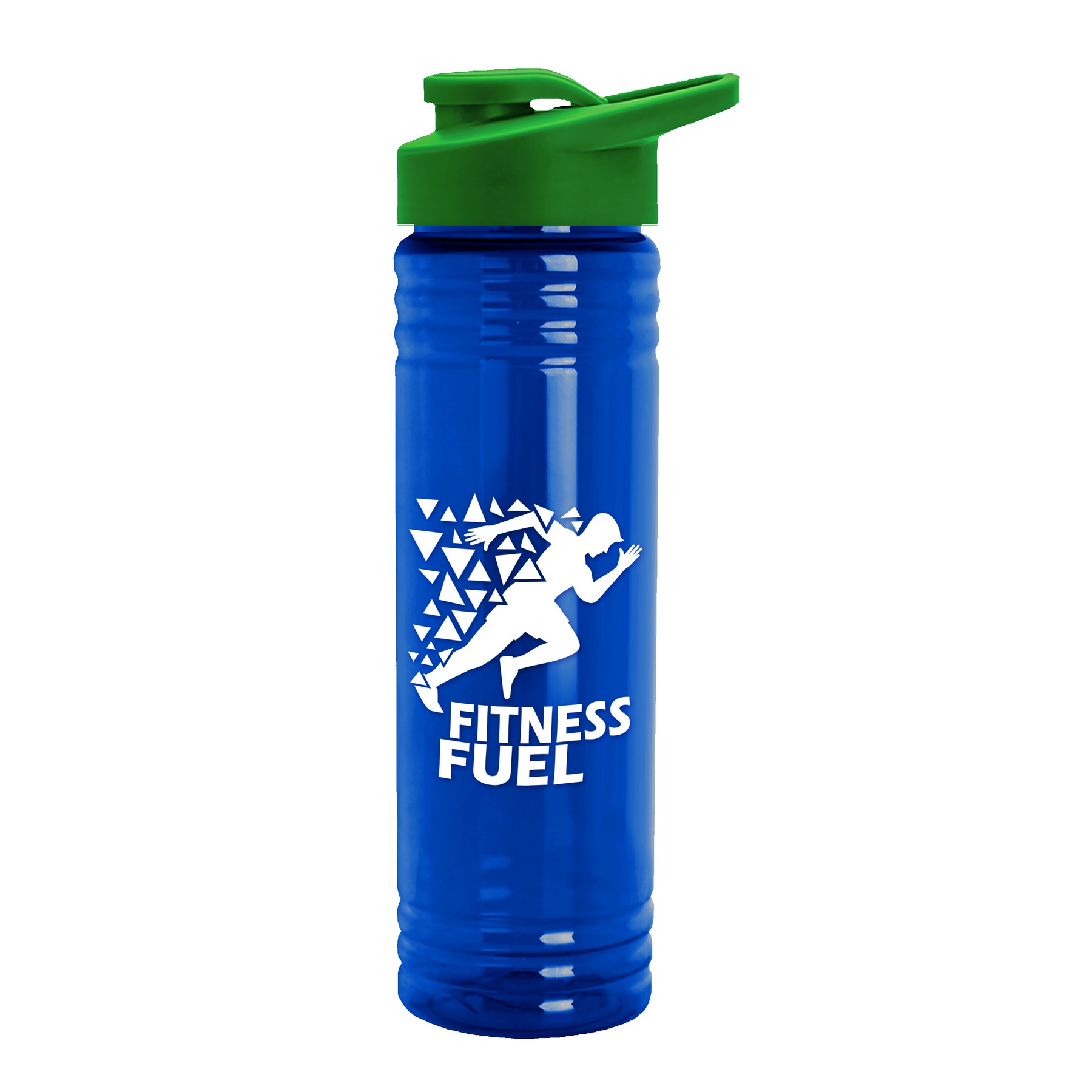 Garyline® Slim Fit RPET Bottle with Drink-Thru Lid - 24 oz. 2