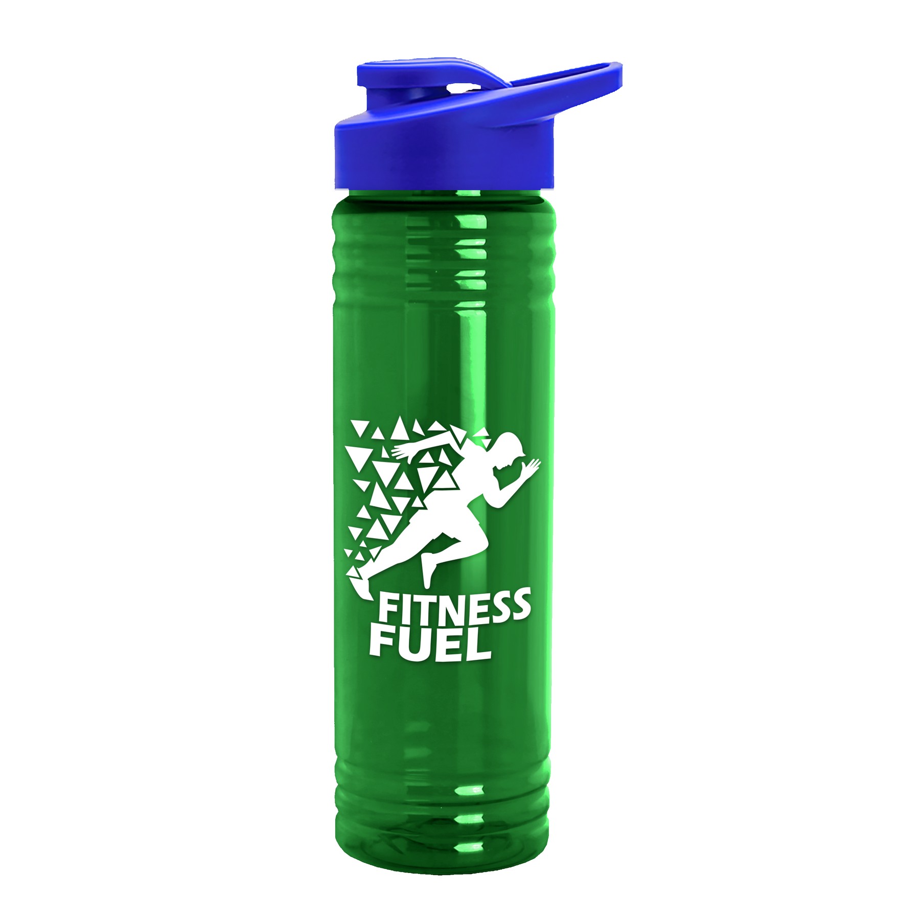 Garyline® Slim Fit RPET Bottle with Drink-Thru Lid - 24 oz. 2