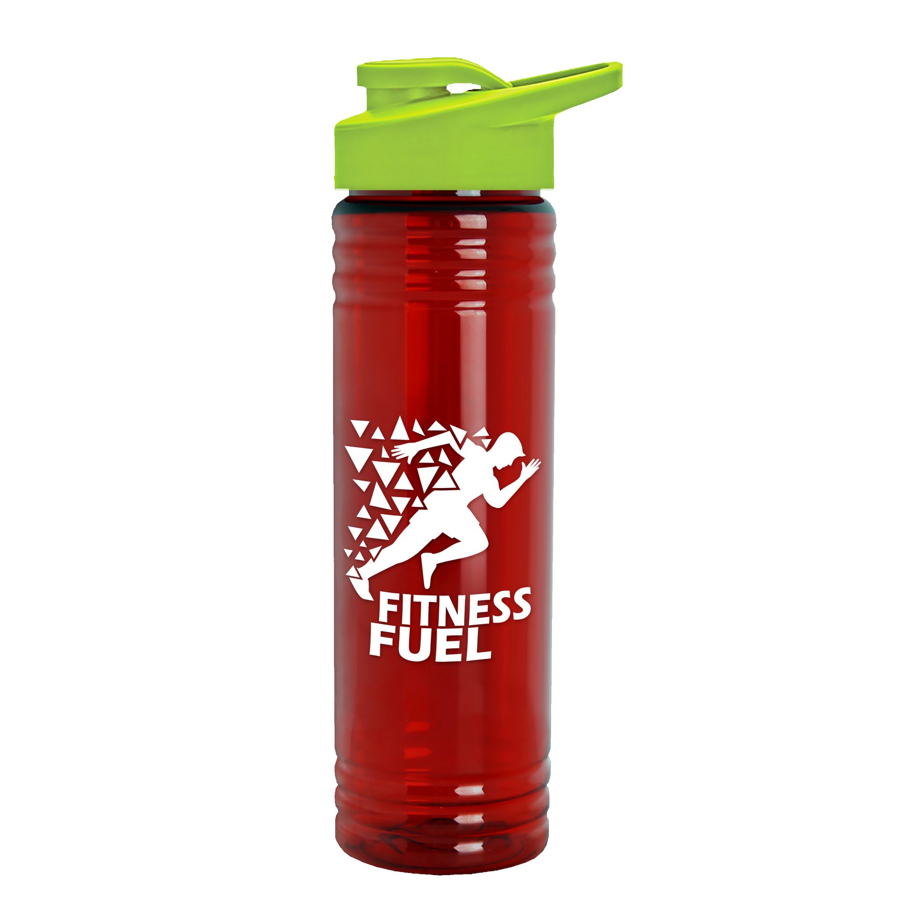 Garyline® Slim Fit RPET Bottle with Drink-Thru Lid - 24 oz. 2