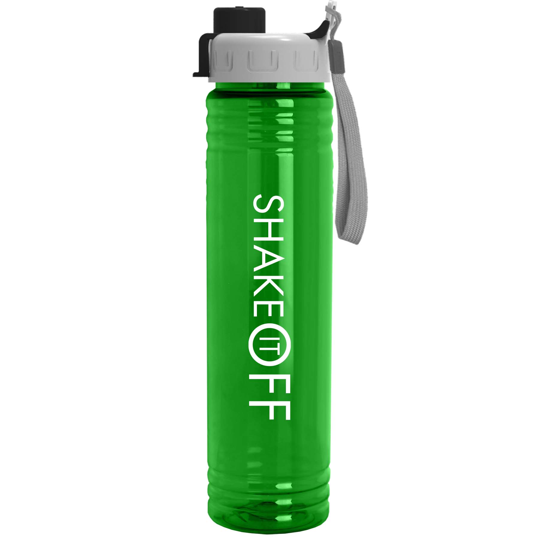 The Adventure - 32 Oz. Transparent Bottle With Quick Snap Lid Made With Tritan Renew 1