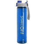 The Adventure - 32 Oz. Transparent Bottle With Quick Snap Lid Made With Tritan Renew - Transparent Blue with Gray/Blue The Adventure - 32 Oz. Transparent Bottle With Quick Snap Lid Made With Tritan Renew - Transparent Blue with Gray/Blue