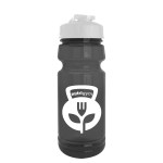 24 oz. UpCycle Sports bottle with USA Flip lid - Smoke Black/White 24 oz. UpCycle Sports bottle with USA Flip lid - Smoke Black/White