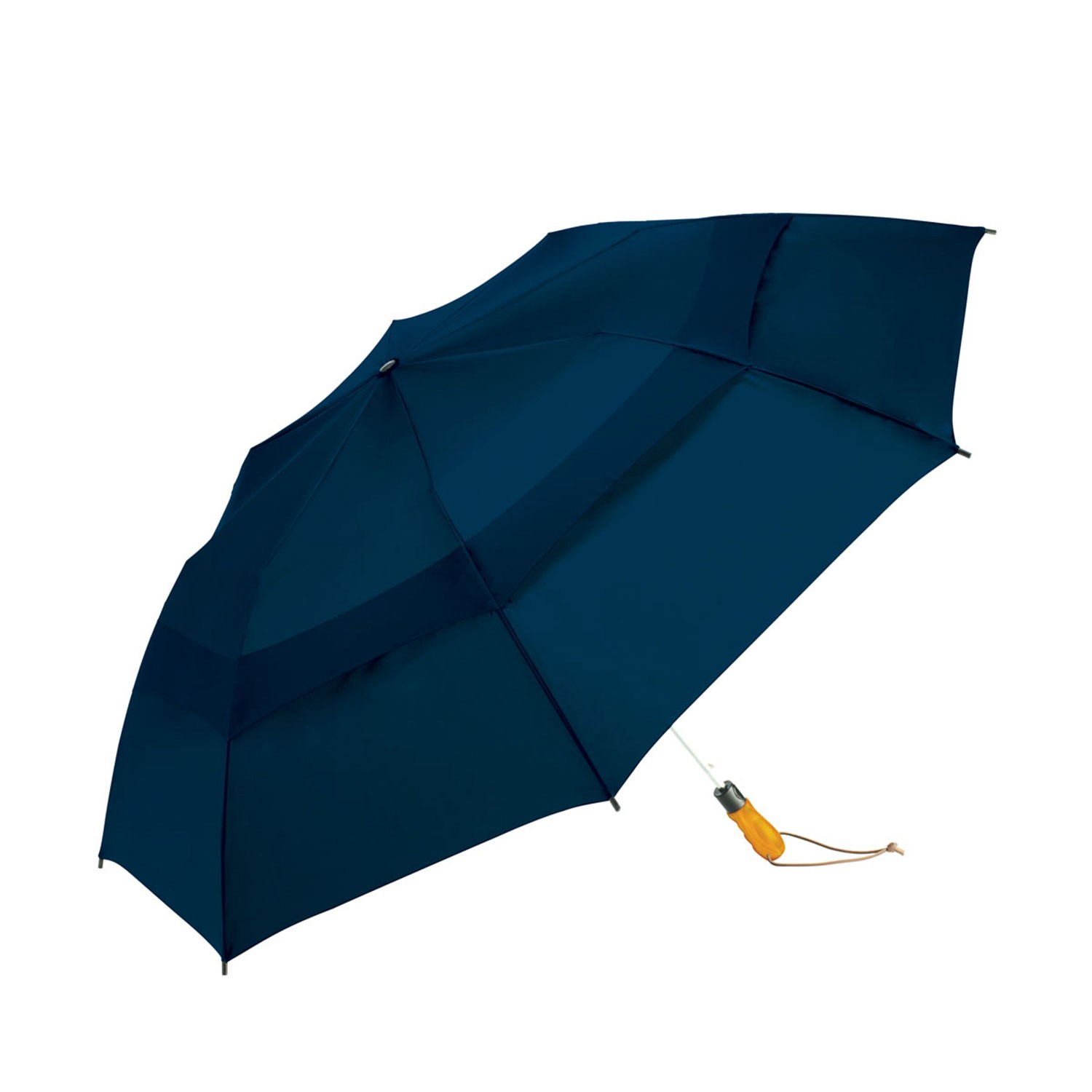 Shed Rain™ Windjammer® 58" Vented Wooden-Handled Auto-Open Jumbo Compact Umbrella 2