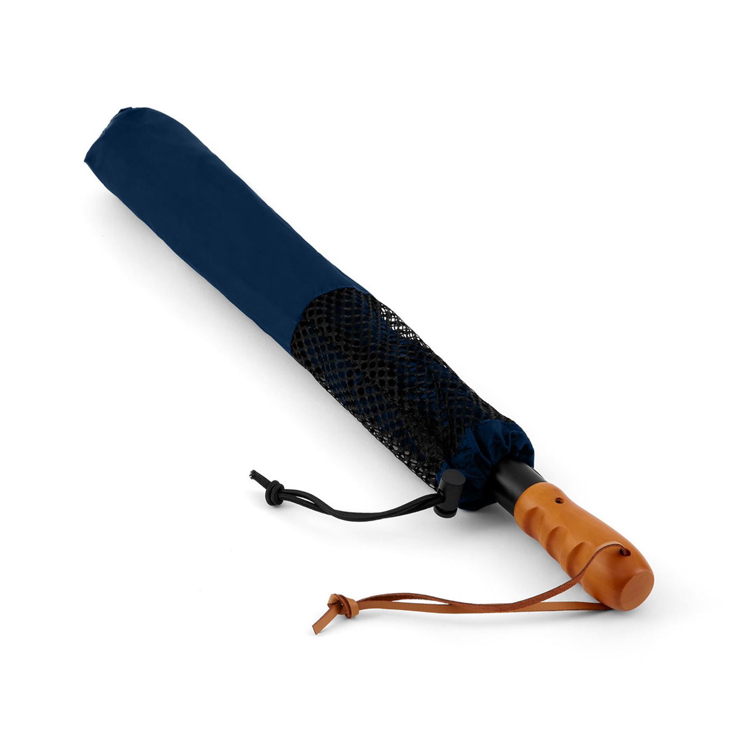 Shed Rain™ Windjammer® 58" Vented Wooden-Handled Auto-Open Jumbo Compact Umbrella 2