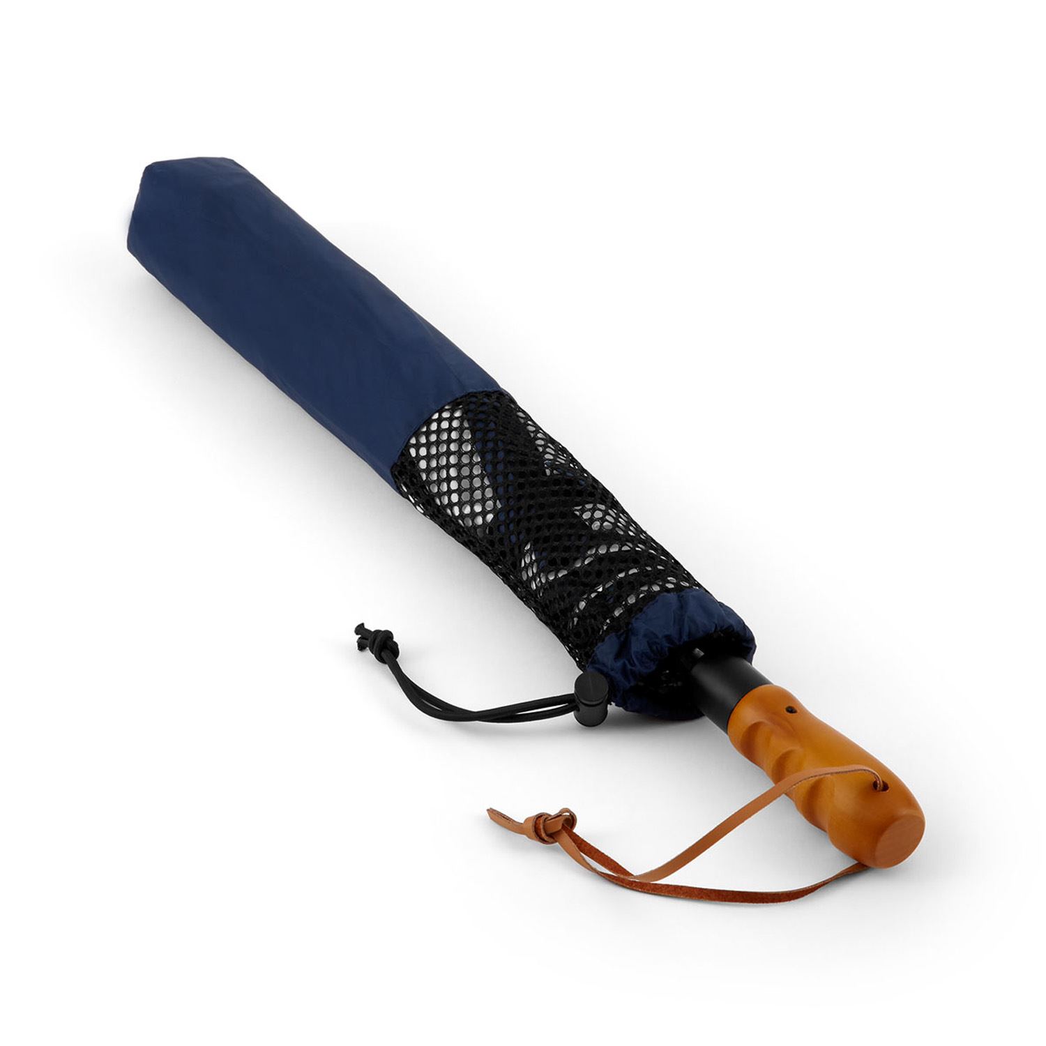 Shed Rain™ Windjammer® 58" Vented Wooden-Handled Auto-Open Jumbo Compact Umbrella 2