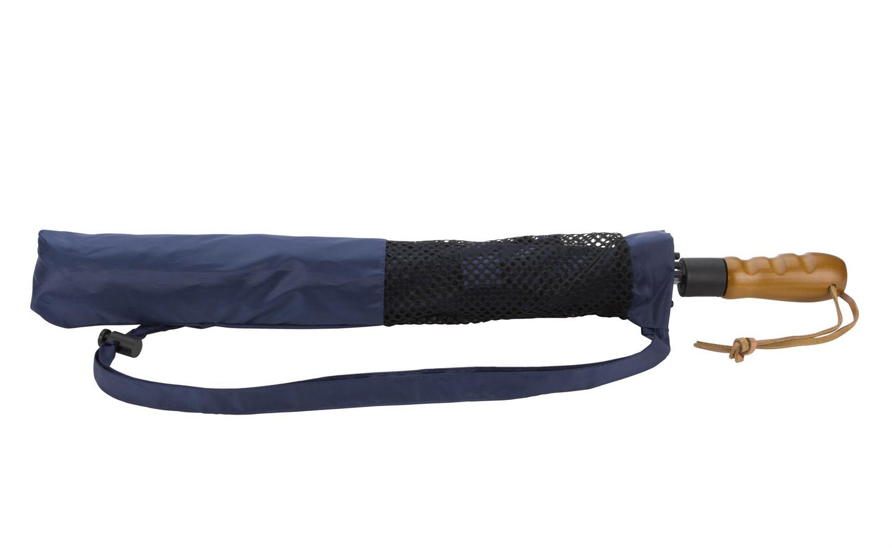Shed Rain™ Windjammer® 58" Vented Wooden-Handled Auto-Open Jumbo Compact Umbrella 2