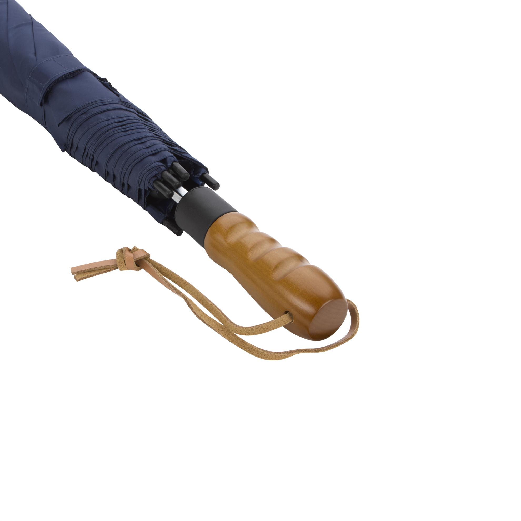 Shed Rain™ Windjammer® 58" Vented Wooden-Handled Auto-Open Jumbo Compact Umbrella 2