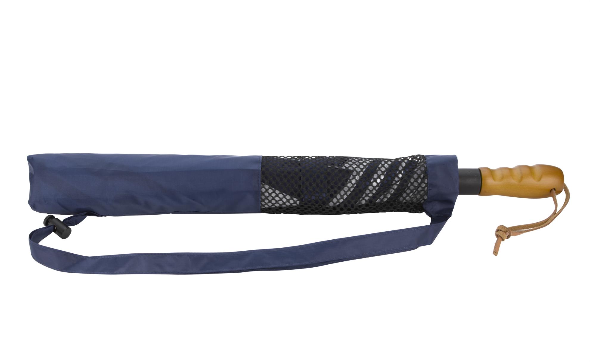 Shed Rain™ Windjammer® 58" Vented Wooden-Handled Auto-Open Jumbo Compact Umbrella 2