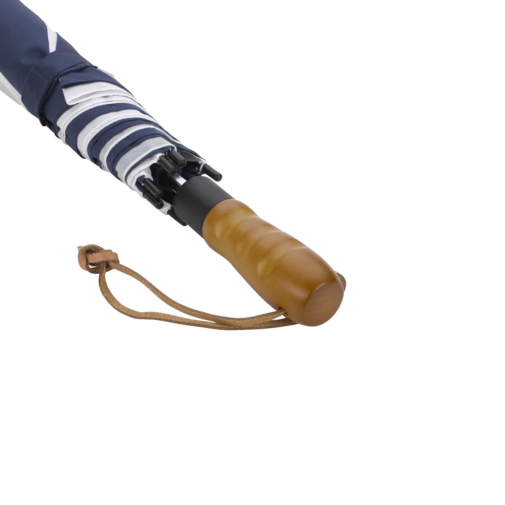 Shed Rain™ Windjammer® 58" Vented Wooden-Handled Auto-Open Jumbo Compact Umbrella 2