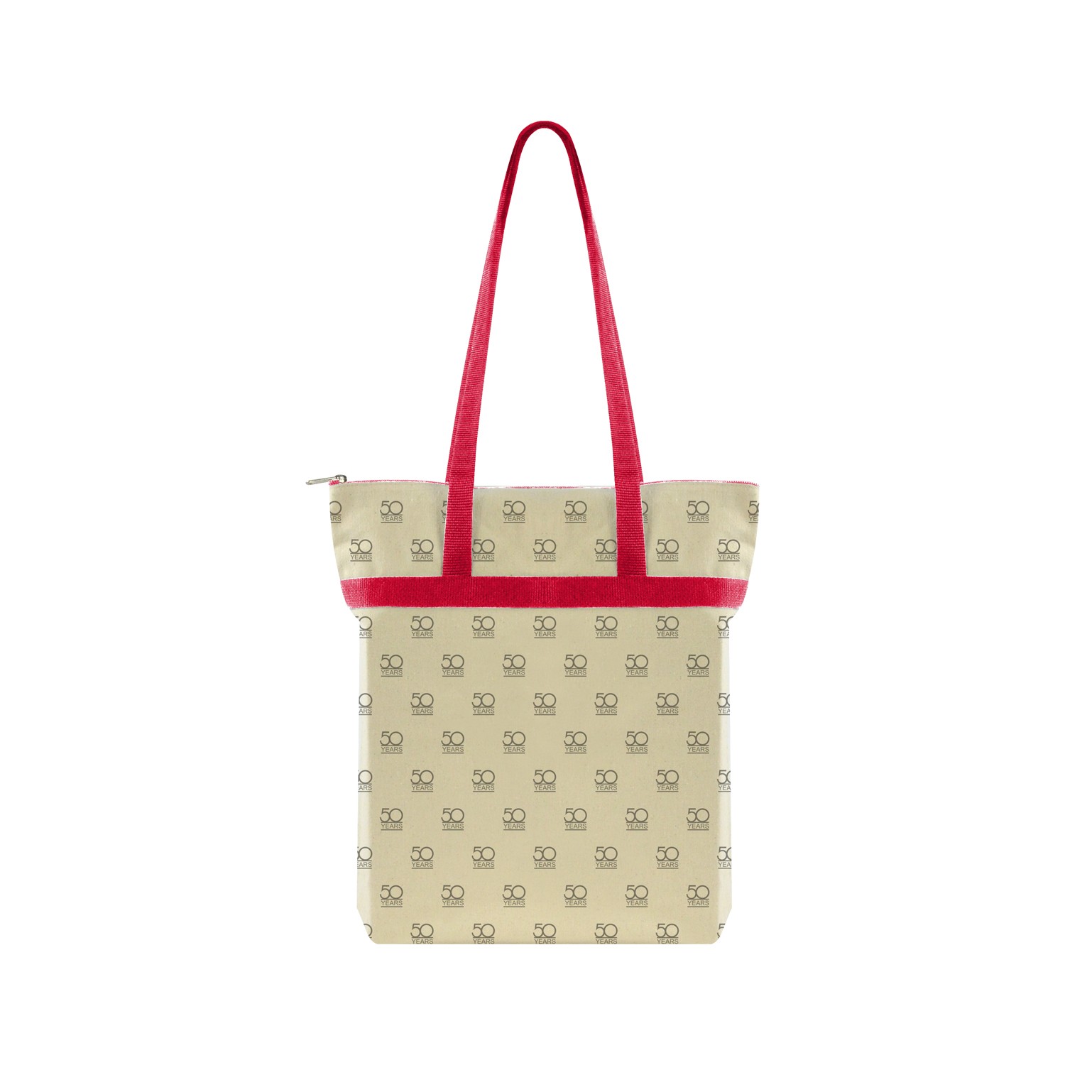 Made-to-Order Zippered Tote All-Over Print 2