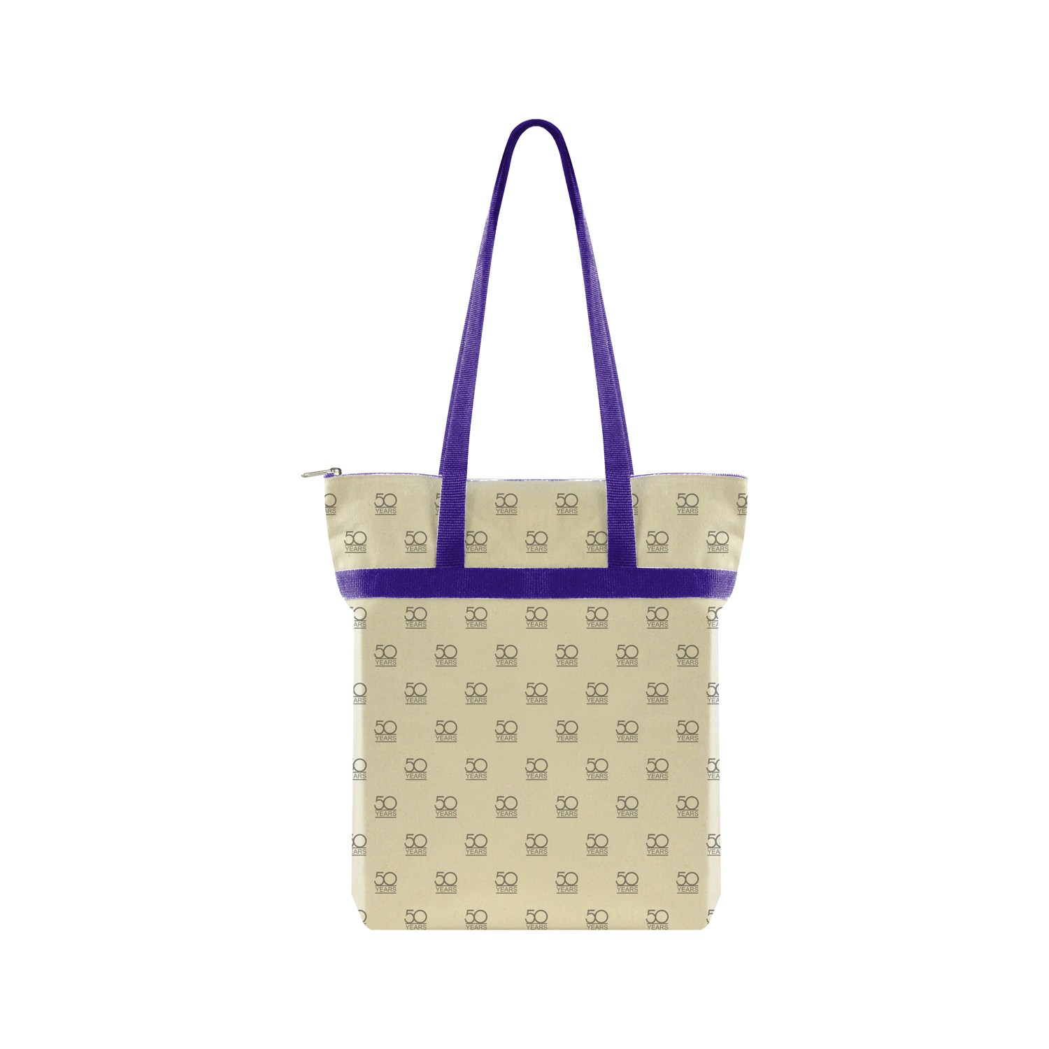 Made-to-Order Zippered Tote All-Over Print 2