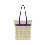 Made-to-Order Zippered Tote All-Over Print - purple handles Made-to-Order Zippered Tote All-Over Print - purple handles