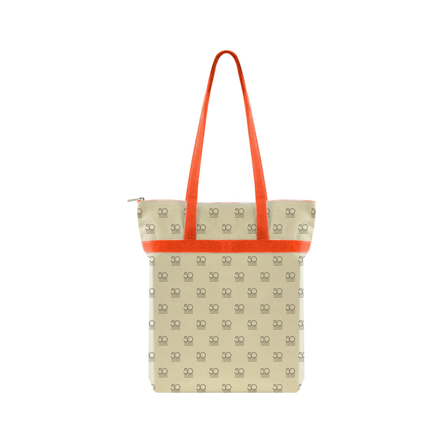 Made-to-Order Zippered Tote All-Over Print 2