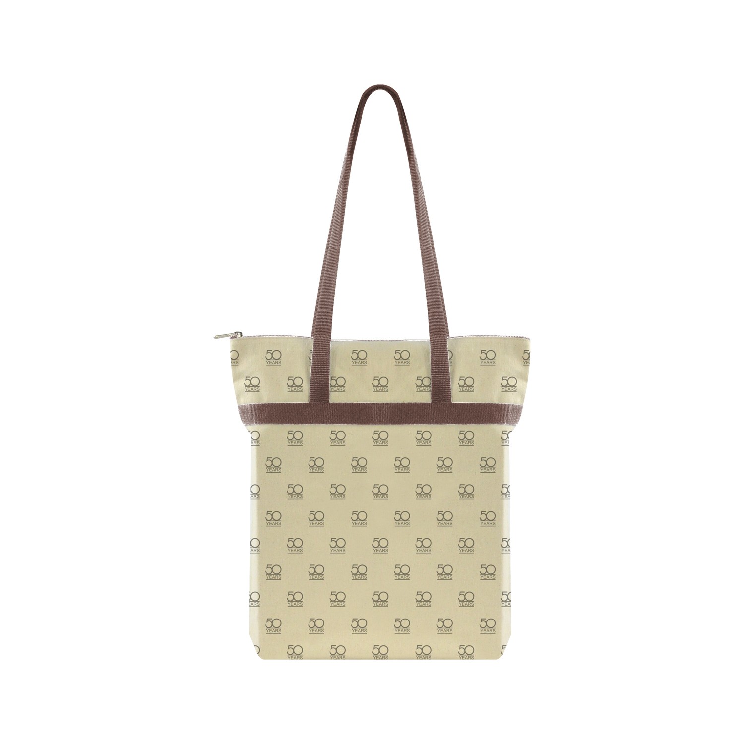 Made-to-Order Zippered Tote All-Over Print 2