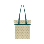 Made-to-Order Zippered Tote All-Over Print - hunter green handles Made-to-Order Zippered Tote All-Over Print - hunter green handles