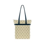 Made-to-Order Zippered Tote All-Over Print - navy handles Made-to-Order Zippered Tote All-Over Print - navy handles