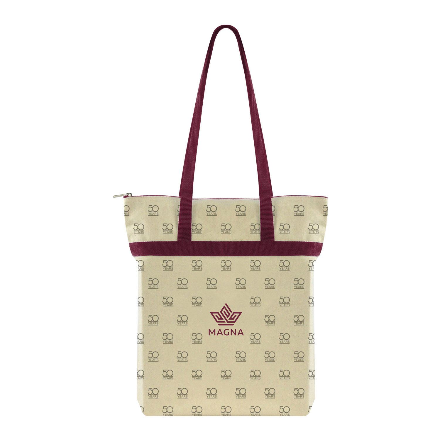 Made-to-Order Zippered Tote All-Over Print 2