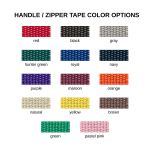 Made-to-Order Zippered Tote All-Over Print - Handle and Zipper Tape Color Options Made-to-Order Zippered Tote All-Over Print - Handle and Zipper Tape Color Options