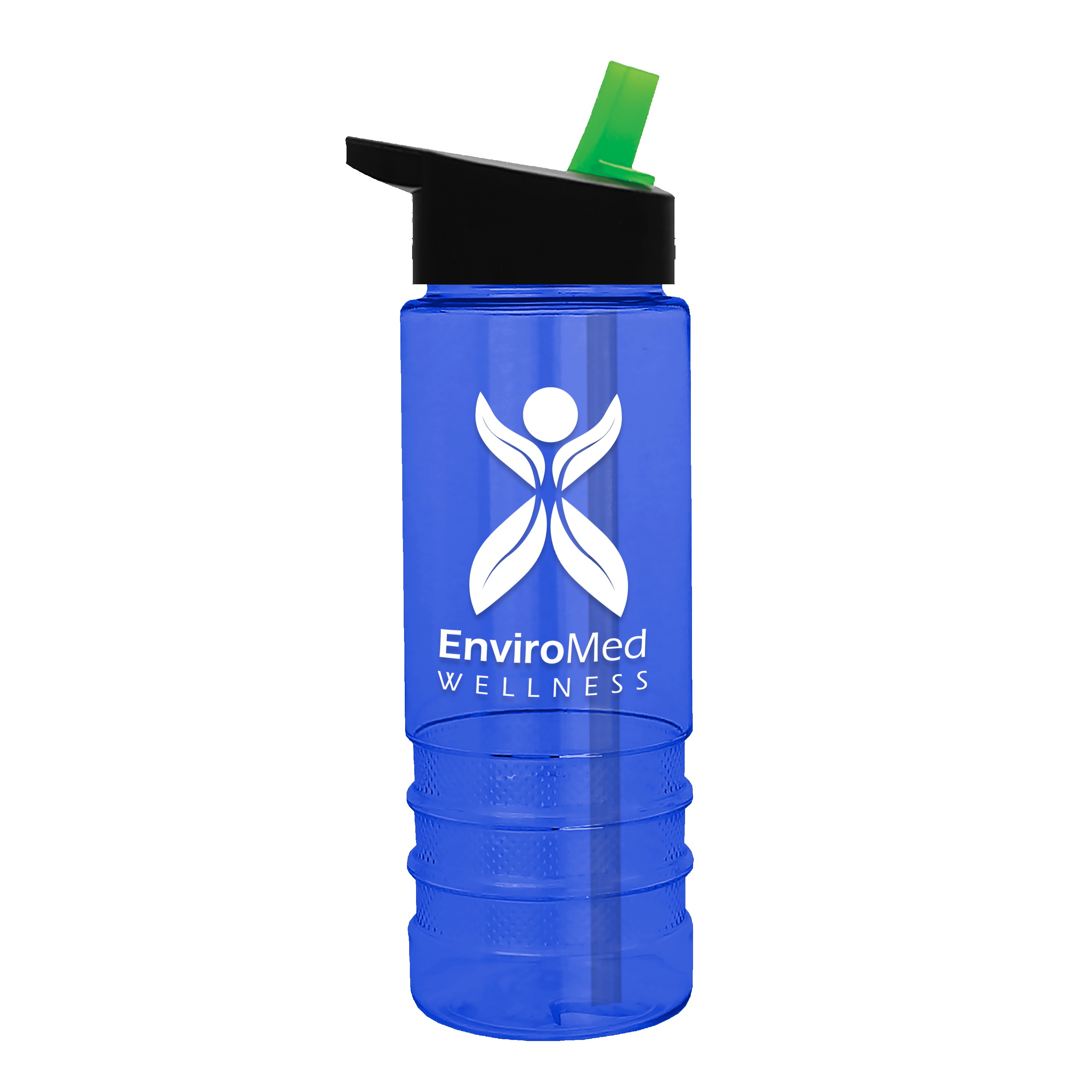 Garyline® Salute Bottle with Flip-Straw Lid - 24 oz. 2