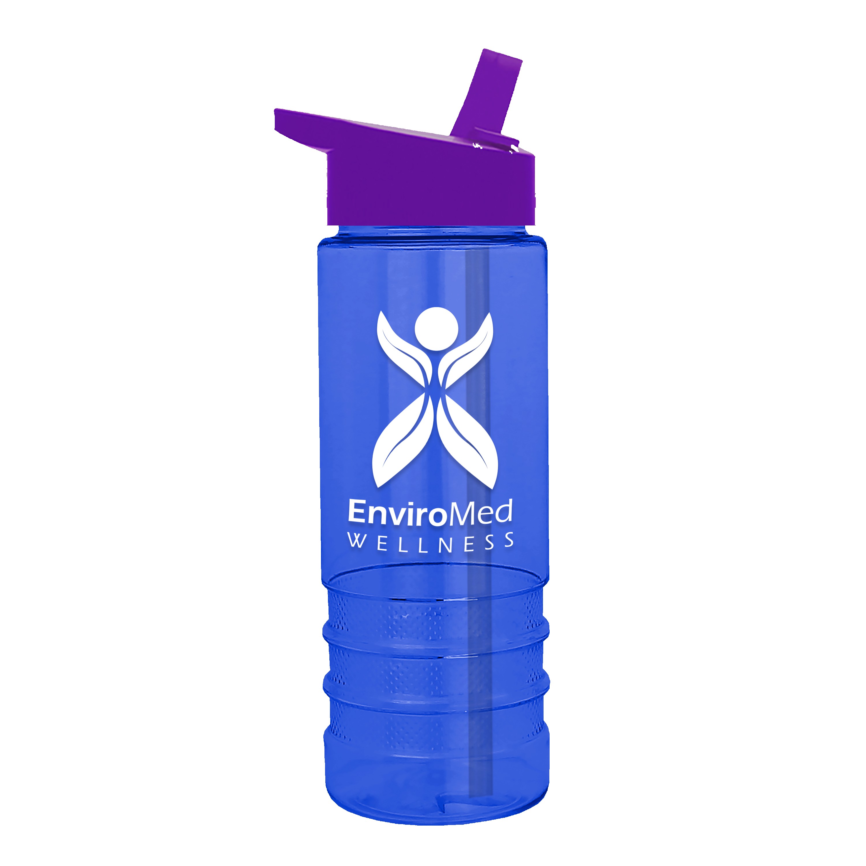 Garyline® Salute Bottle with Flip-Straw Lid - 24 oz. 2