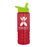 Garyline® Salute Bottle with Flip-Straw Lid - 24 oz. - TXB93H_translucentred_bottle_limegreen_lid_frost_straw_1c.png Garyline® Salute Bottle with Flip-Straw Lid - 24 oz. - TXB93H_translucentred_bottle_limegreen_lid_frost_straw_1c.png