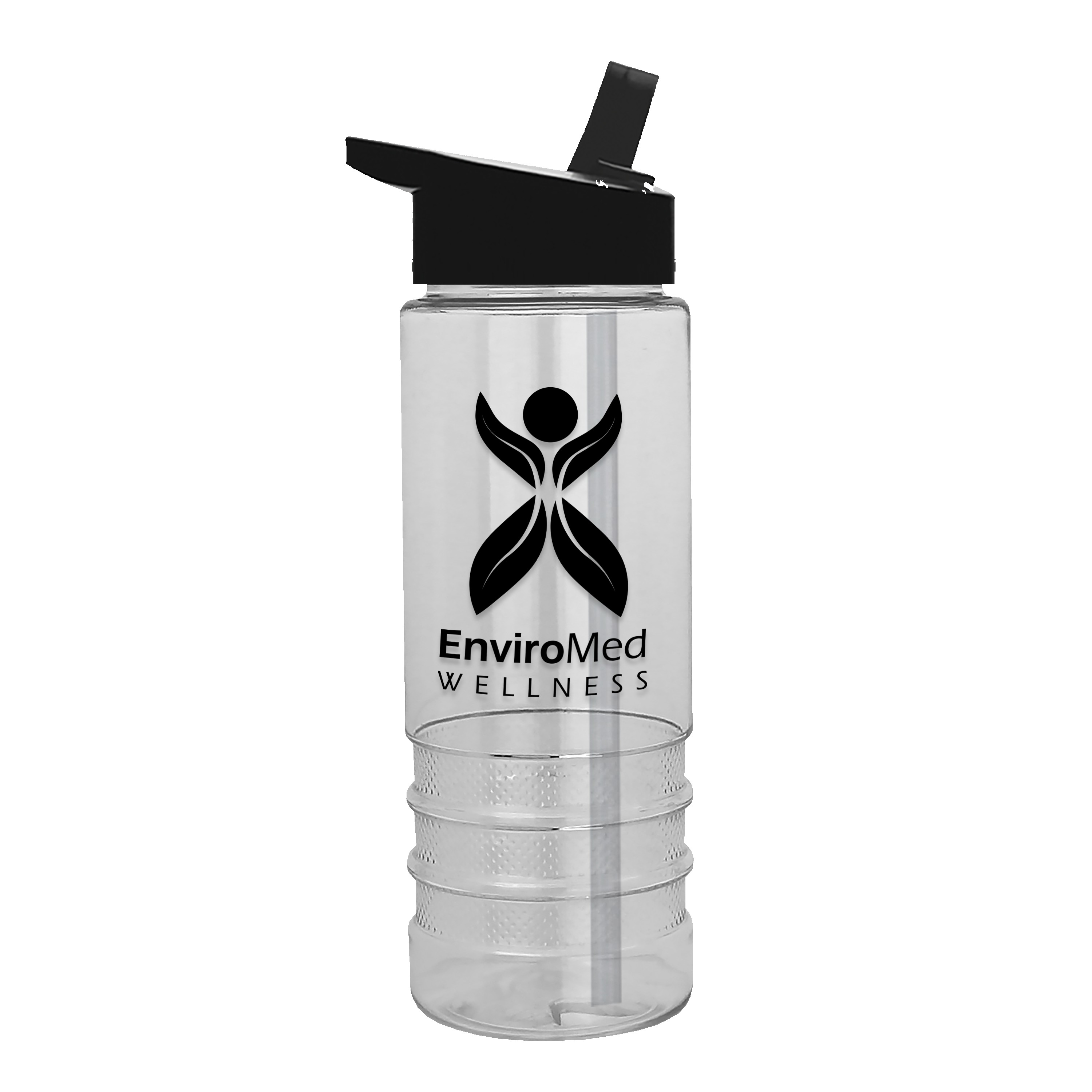 Garyline® Salute Bottle with Flip-Straw Lid - 24 oz. 2