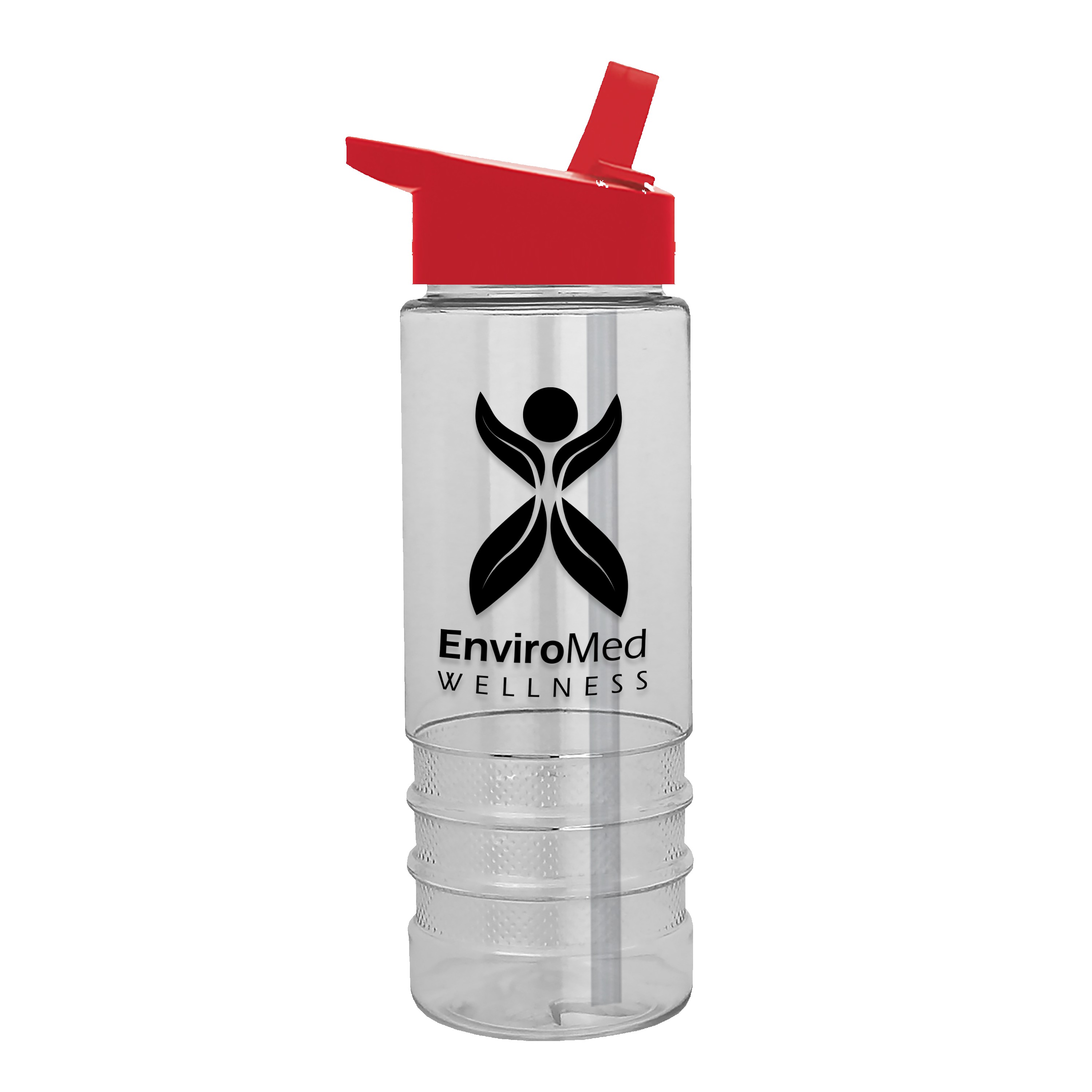 Garyline® Salute Bottle with Flip-Straw Lid - 24 oz. 2