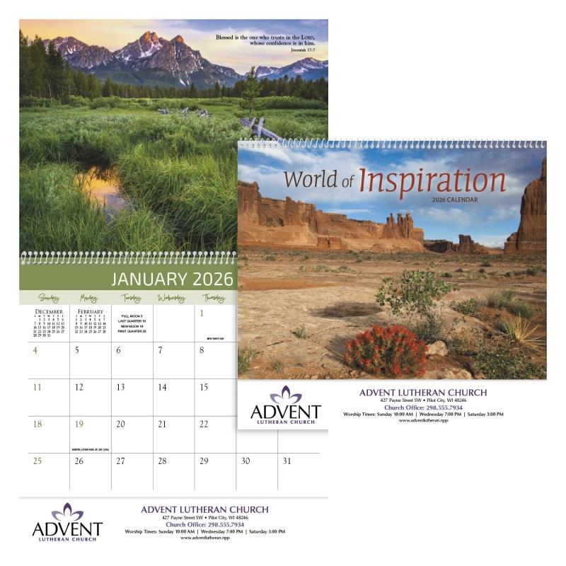 Triumph® Calendars World of Inspiration Calendar 2 Triumph® Calendars World of Inspiration Calendar 2