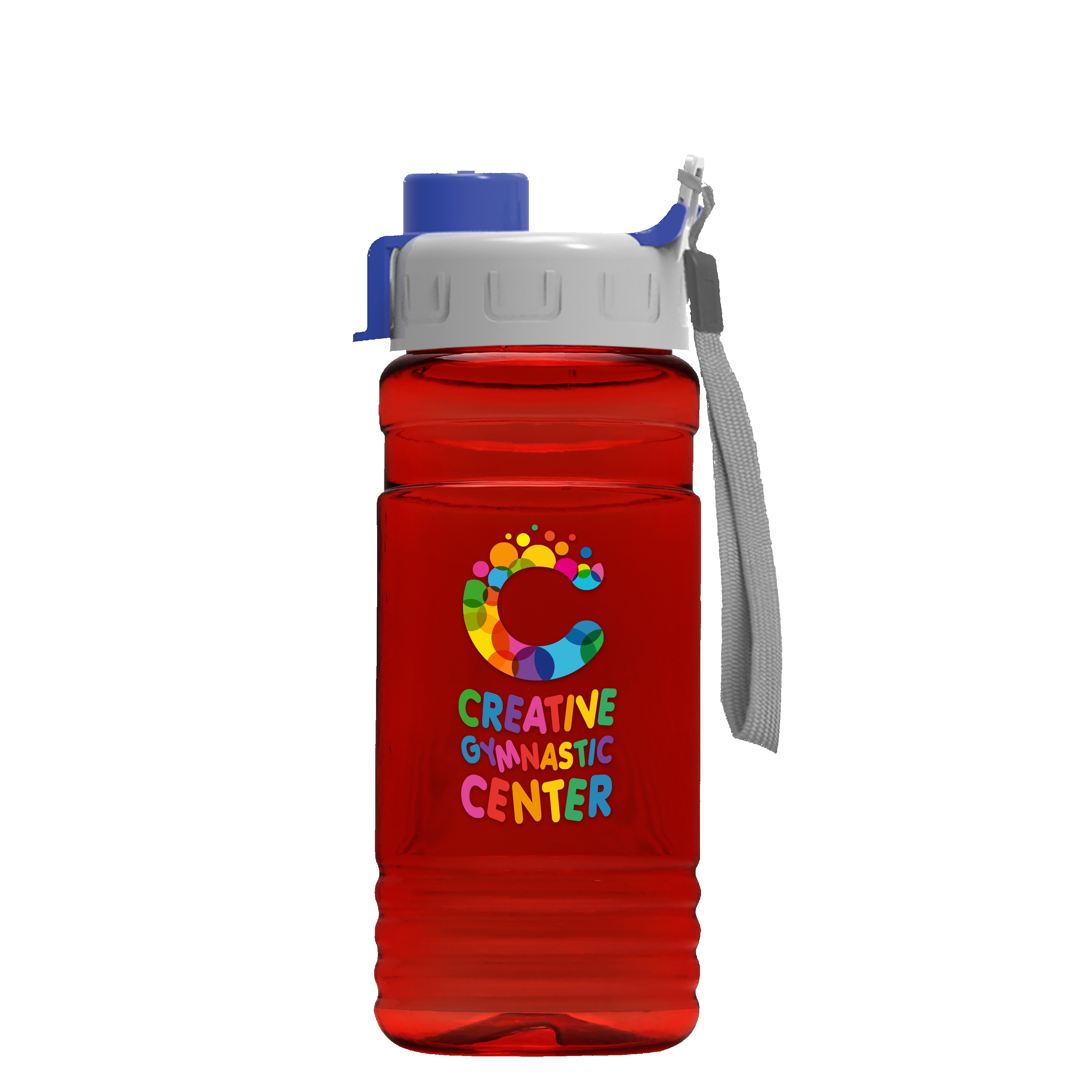 Garyline® RPET Bottle with Quick-Snap Lid - 20 oz. 2