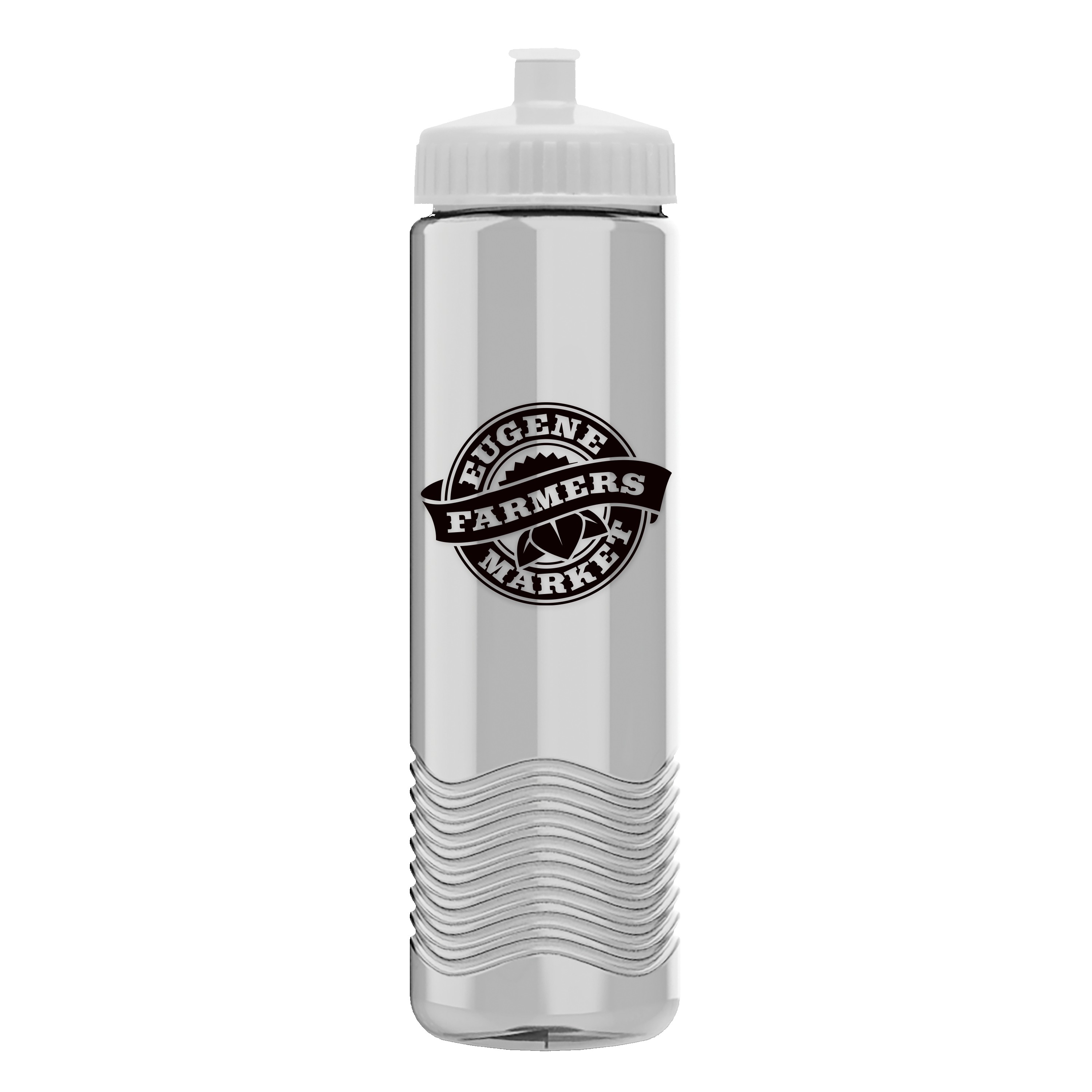 Garyline® Wave Tritan® Bottle with Push-Pull Lid - 24 oz. 2