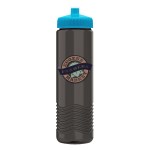 Garyline® Wave Tritan® Bottle with Push-Pull Lid - 24 oz. - TRB24_smoke_bottle_cyan_lid_full.png Garyline® Wave Tritan® Bottle with Push-Pull Lid - 24 oz. - TRB24_smoke_bottle_cyan_lid_full.png