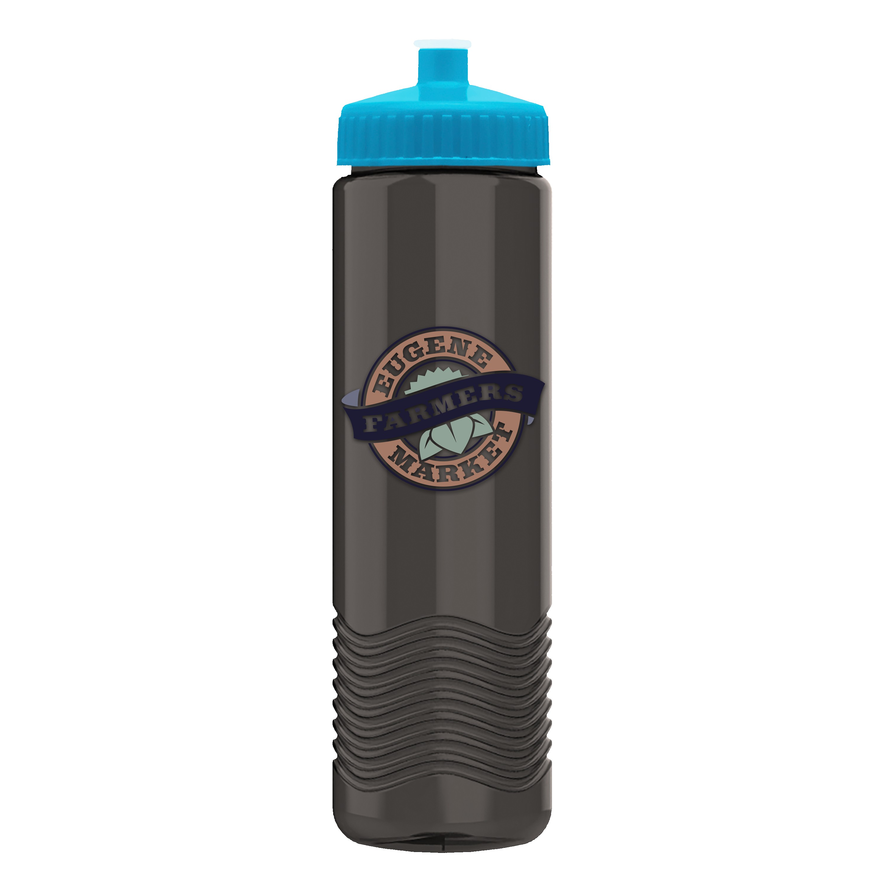 Garyline® Wave Tritan® Bottle with Push-Pull Lid - 24 oz. 2