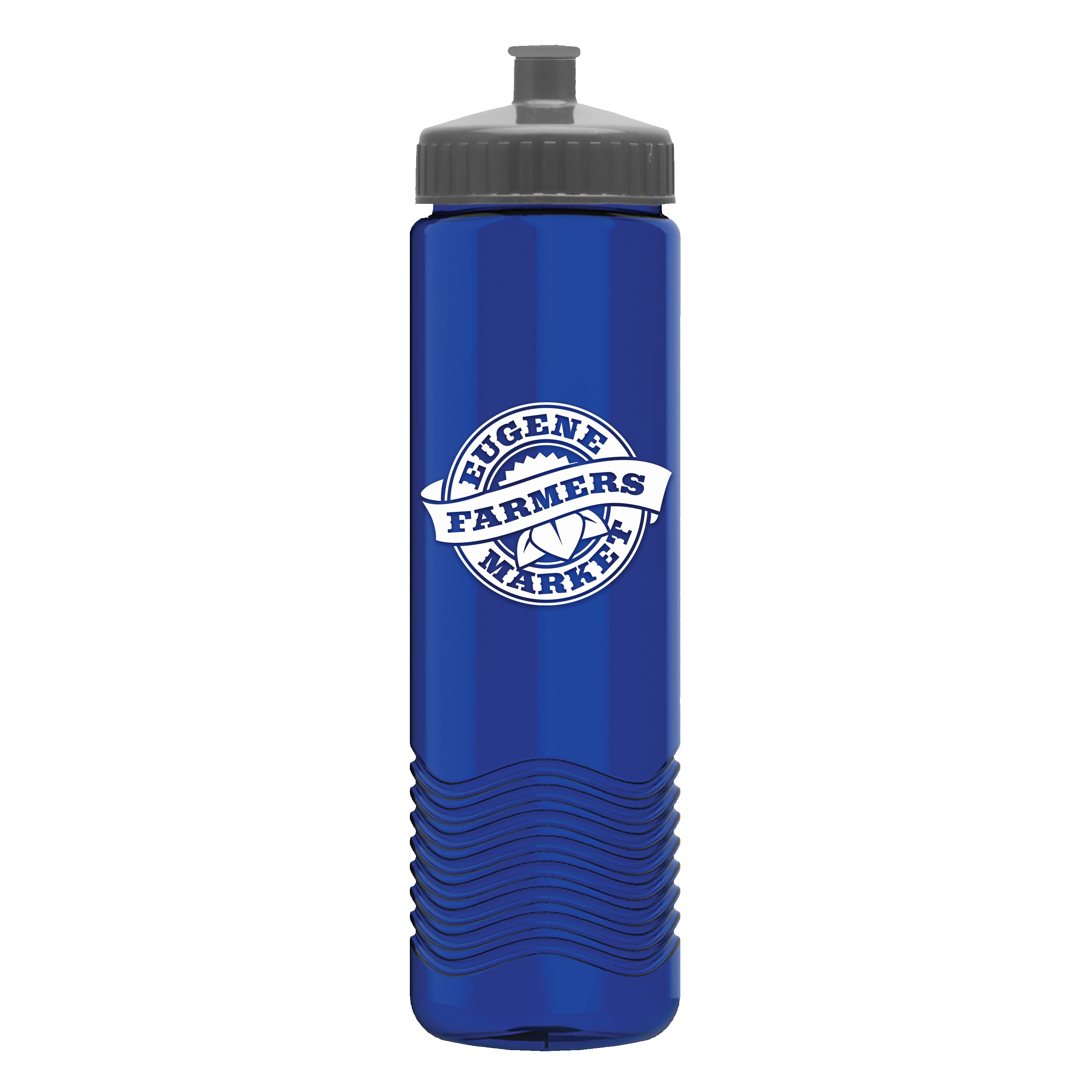 Garyline® Wave Tritan® Bottle with Push-Pull Lid - 24 oz. 2
