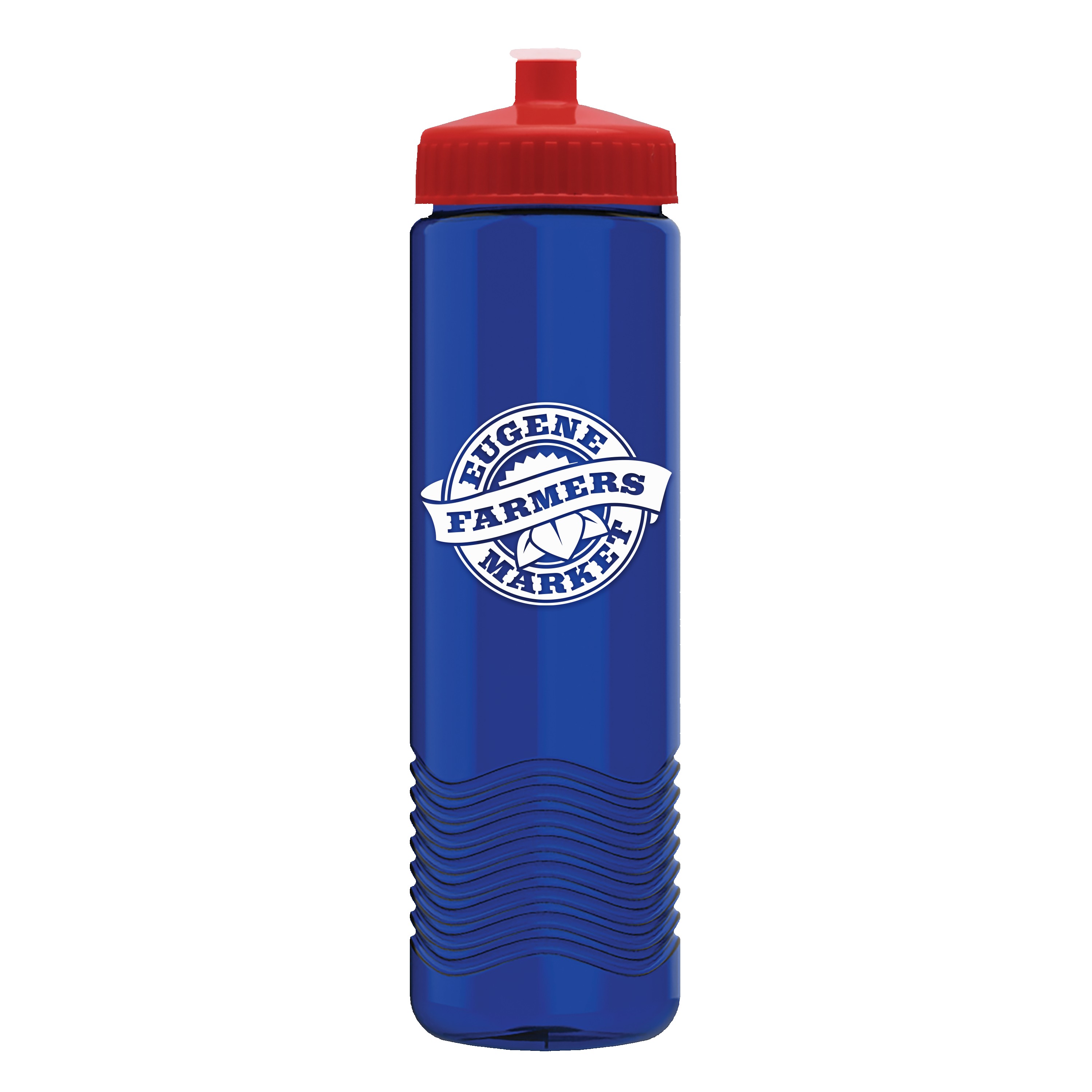 Garyline® Wave Tritan® Bottle with Push-Pull Lid - 24 oz. 2