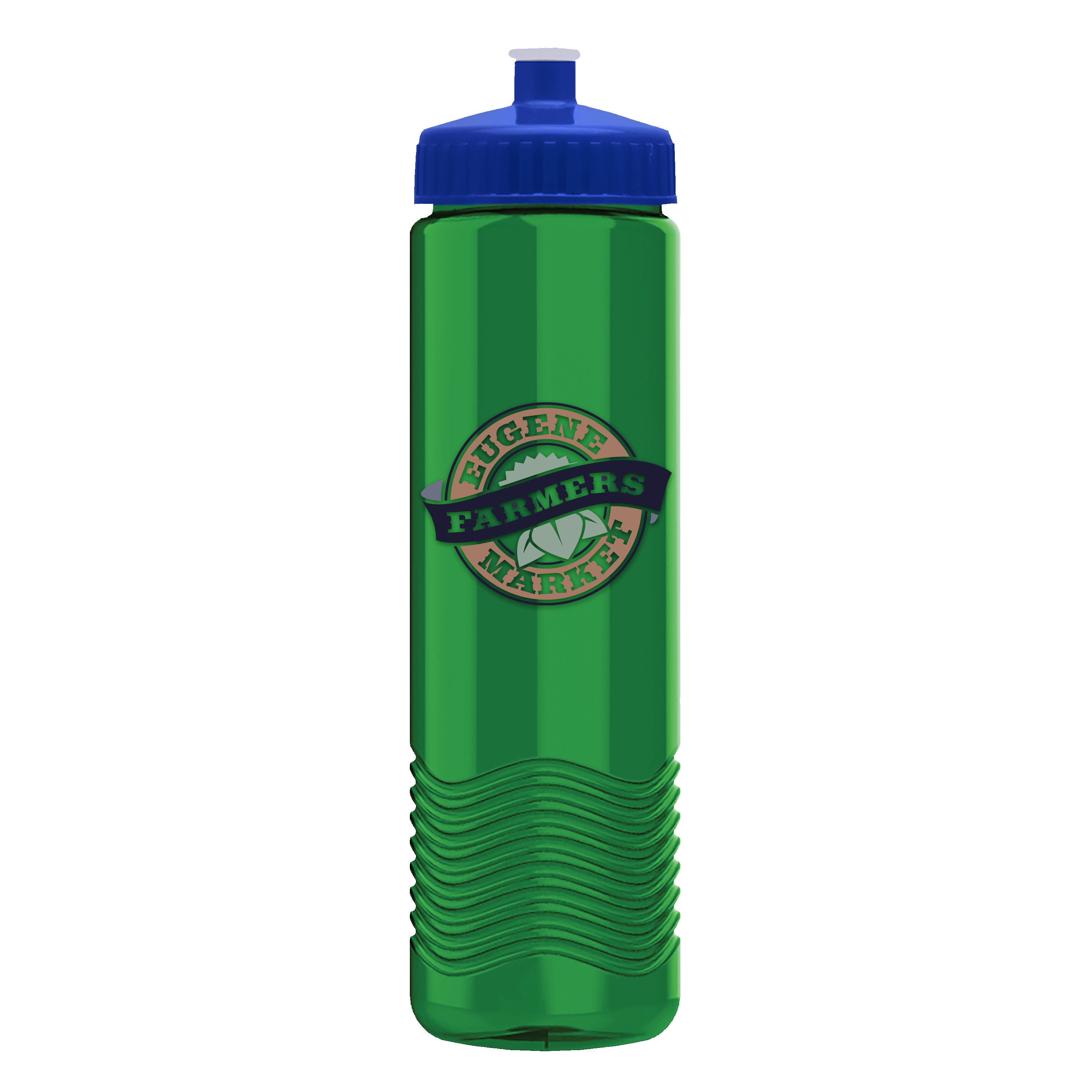 Garyline® Wave Tritan® Bottle with Push-Pull Lid - 24 oz. 2