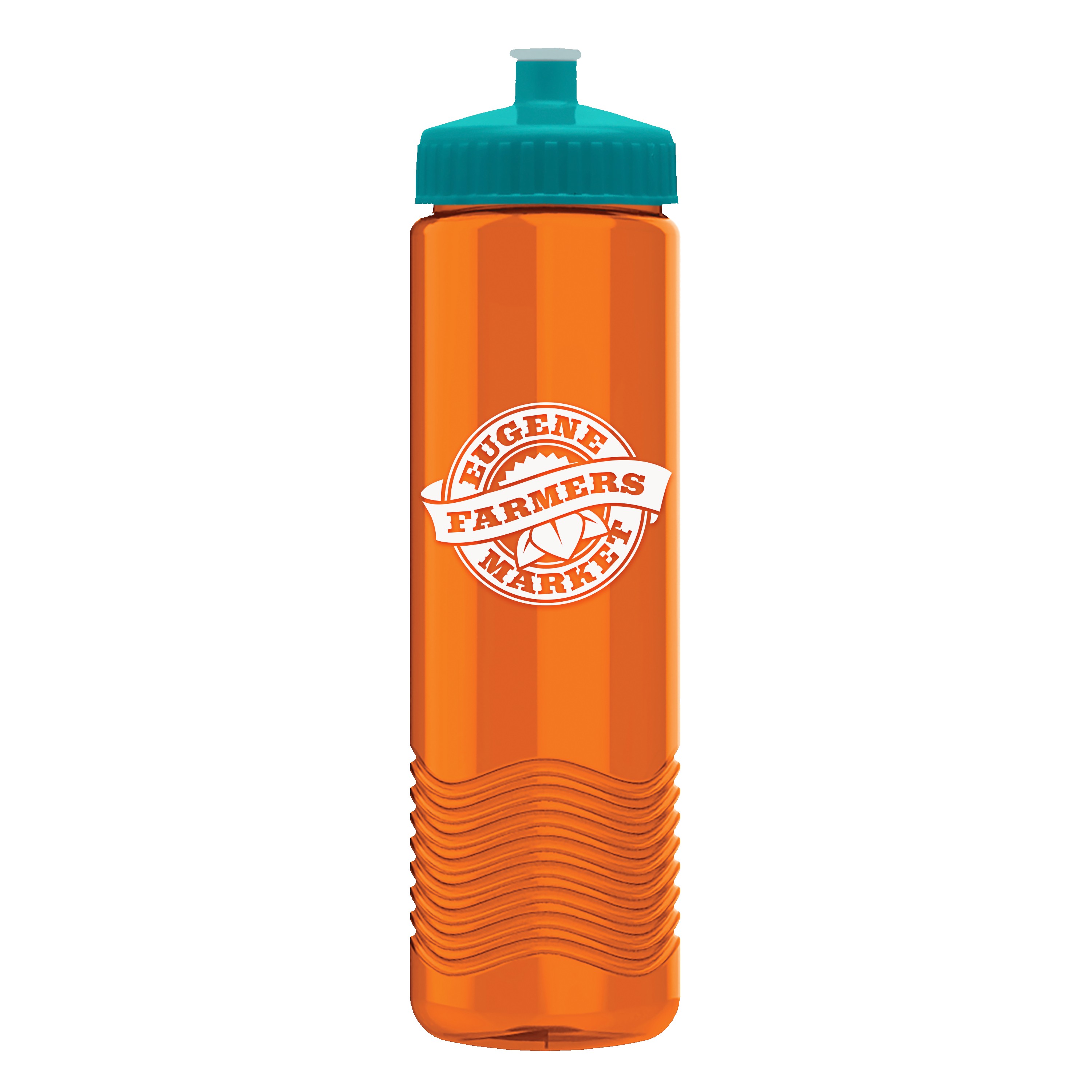 Garyline® Wave Tritan® Bottle with Push-Pull Lid - 24 oz. 2