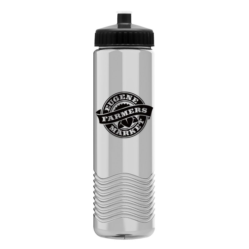 Garyline® Wave Tritan® Bottle with Push-Pull Lid - 24 oz. 2 Garyline® Wave Tritan® Bottle with Push-Pull Lid - 24 oz. 2