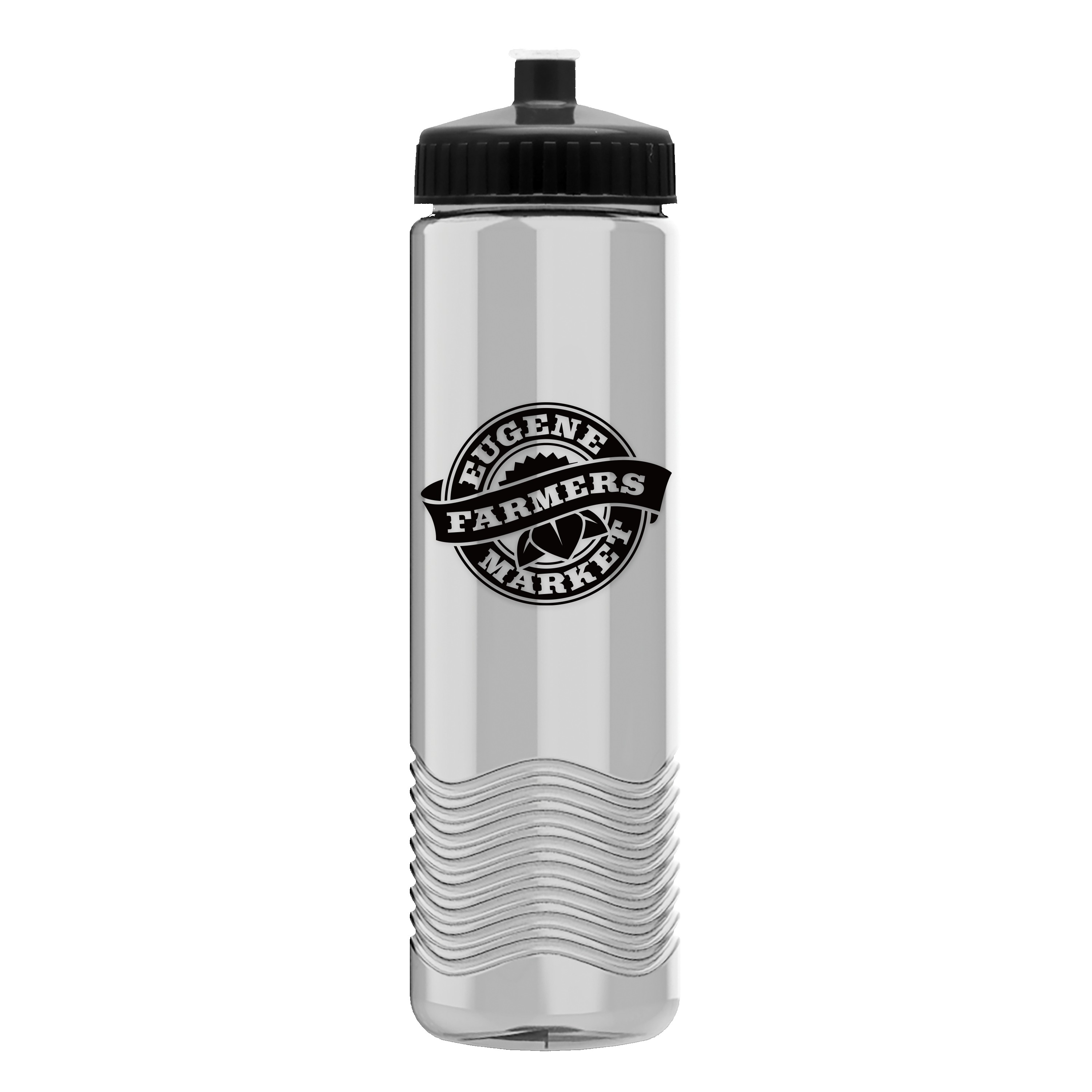 Garyline® Wave Tritan® Bottle with Push-Pull Lid - 24 oz. 2