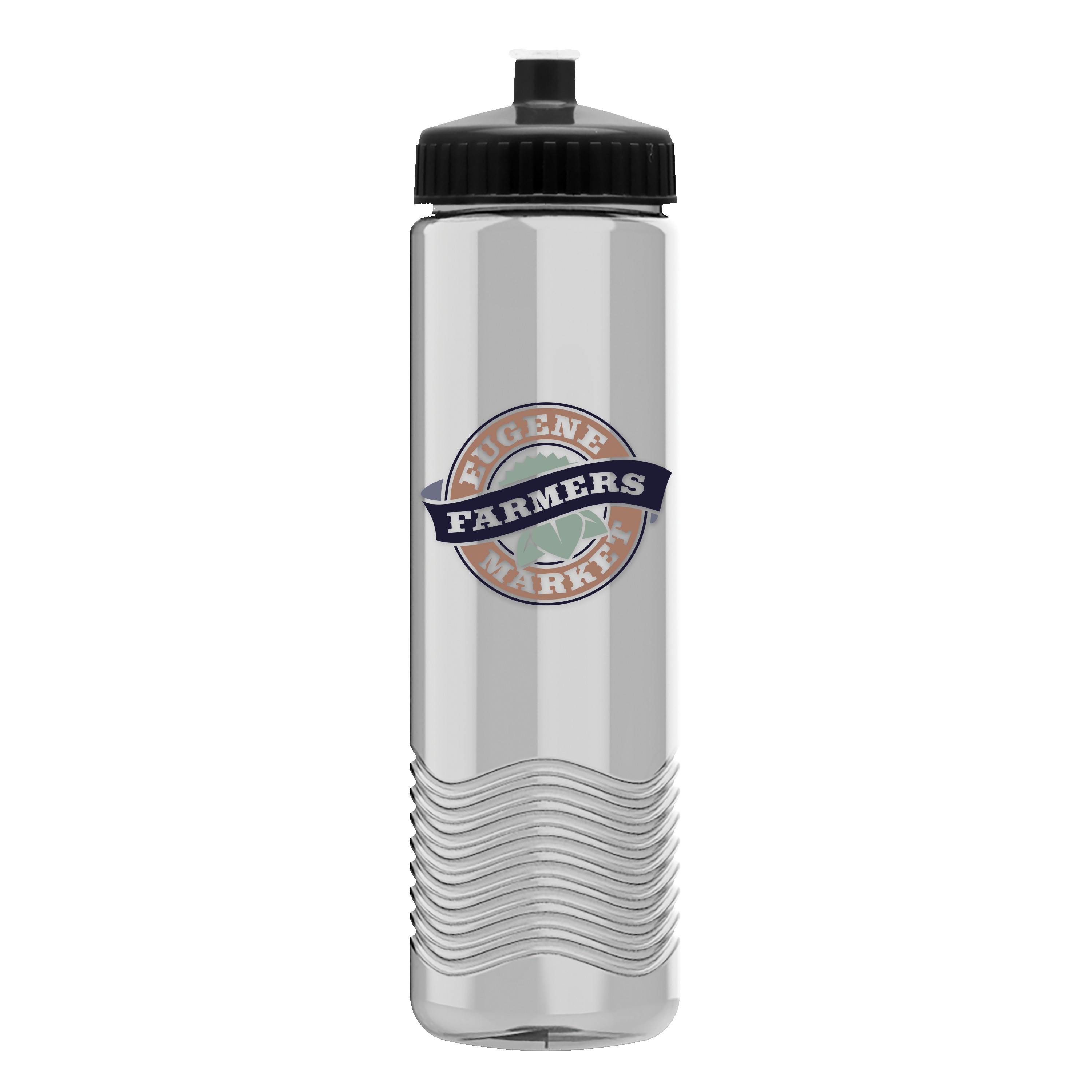 Garyline® Wave Tritan® Bottle with Push-Pull Lid - 24 oz. 2
